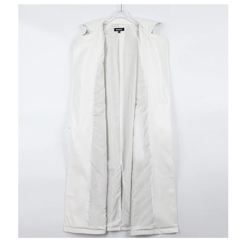 Mauroicardi Spring Autumn Black Long Soft Pu Leather Trench Coat for Women Sashes Loose Casual White Waterproof Overcoat 2025