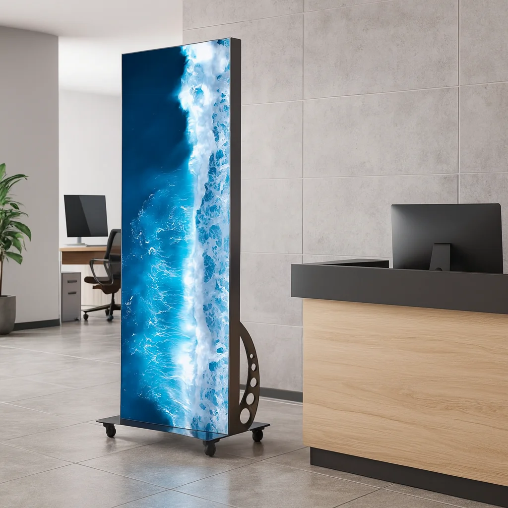 Nuovo arrivo pubblicità segnaletica digitale verticale display mini e lettore orizzontale pannello cifre schermo per poster a LED per esterni