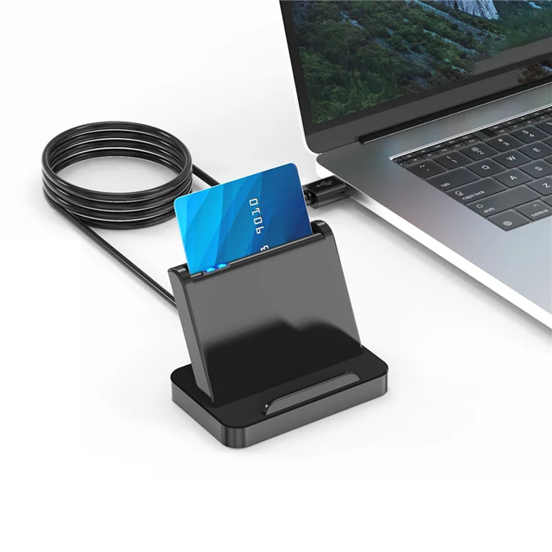 

N15R-5X Smart Card Reader USB CAC IC ATM Smart Card Reader Universal SIM Card Reader USB-CCID ISO Connector For Windows Linux