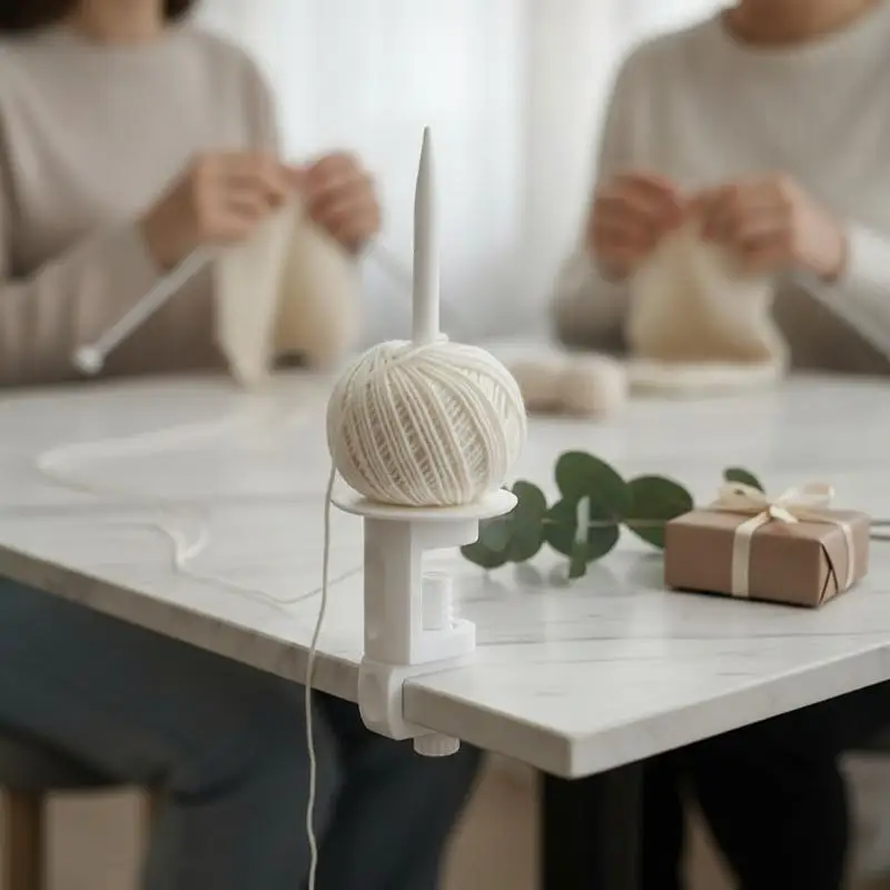 3D-Druck-Häkelgarnhalter, abnehmbar, rutschfest, platzsparend, Garnspender für Familien-DIY-Strickprojekte und Zusammenkünfte – Detail 13