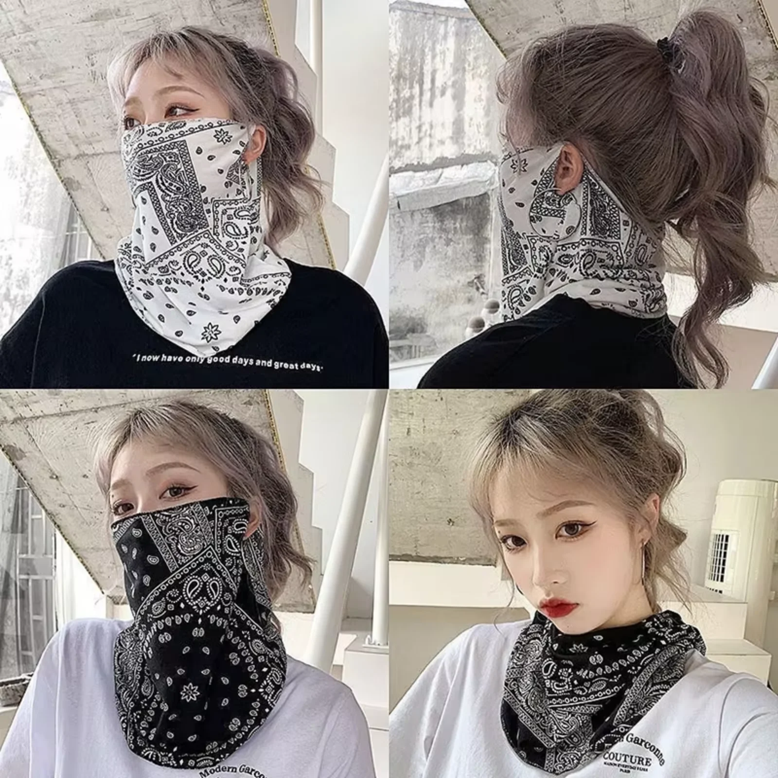 

Модная панк-маска от солнца для мужчин и женщин, летняя защита от ультрафиолета для лица и шеи, шарф-бандана для улицы, спорта, велоспорта, в стиле хип-хоп