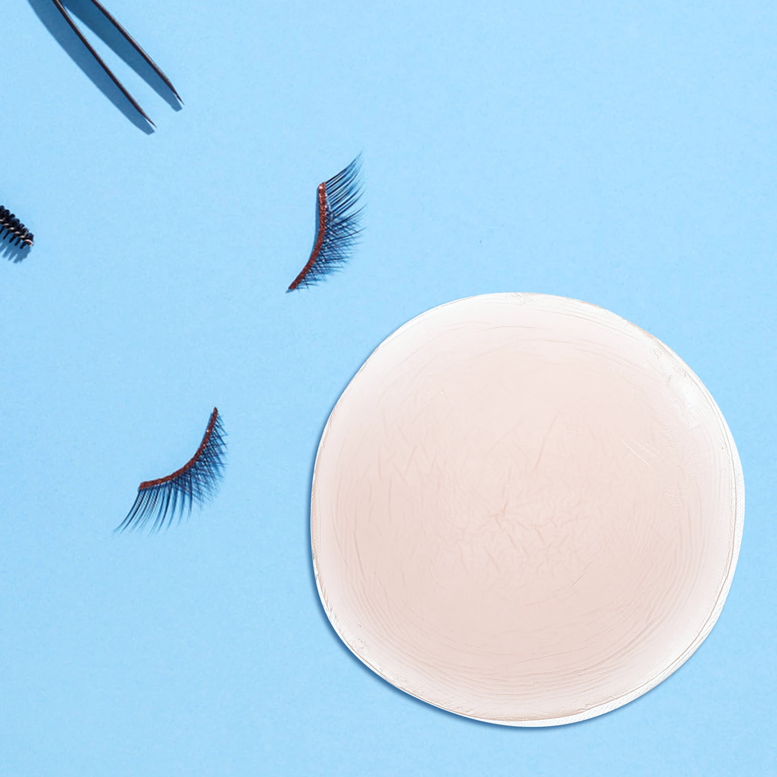 

Silicone Eyelash Pads Lash Holder Extensions Durable Soft Forehead Stickers Reusable Eye Pads Fake Lash Holder for Salon