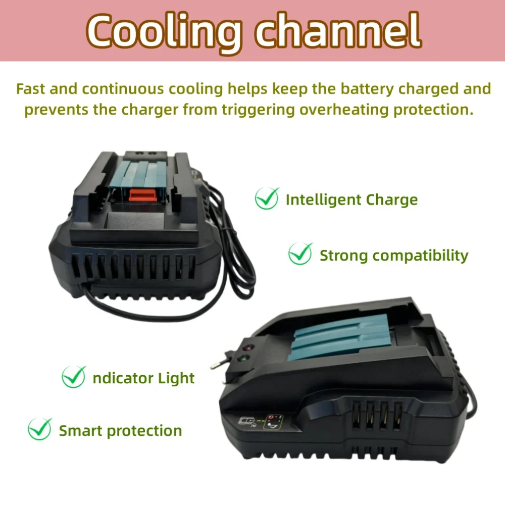 DC18RD single slot Battery Charger 4A Charging Current 7.2V-18V power tool lithium battery charger For BL1830 BL1840 BL1850