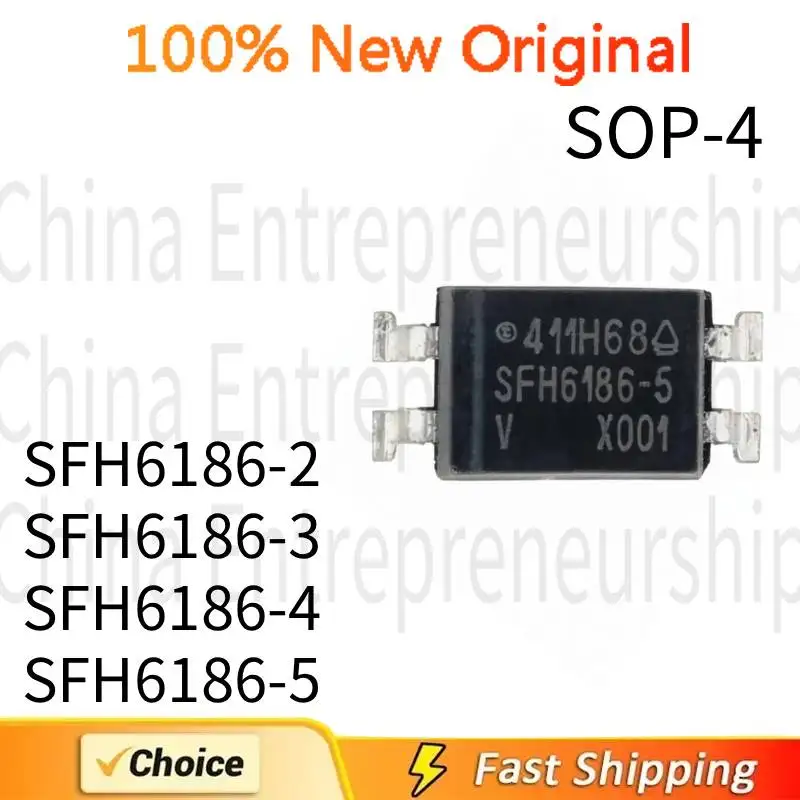 10 PCS SOP-4 SFH6186-2 SFH6186-3 SFH6186-4 SFH6186-5 SOP-4 SMD opto-coupler Transistor output optocoupler 100%Quality Original