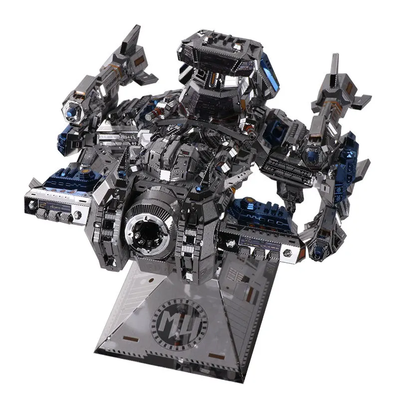 3D Metal Puzzle BATTLE CRUISER model KITS Assemble Jigsaw Puzzle Gift Toys For Children