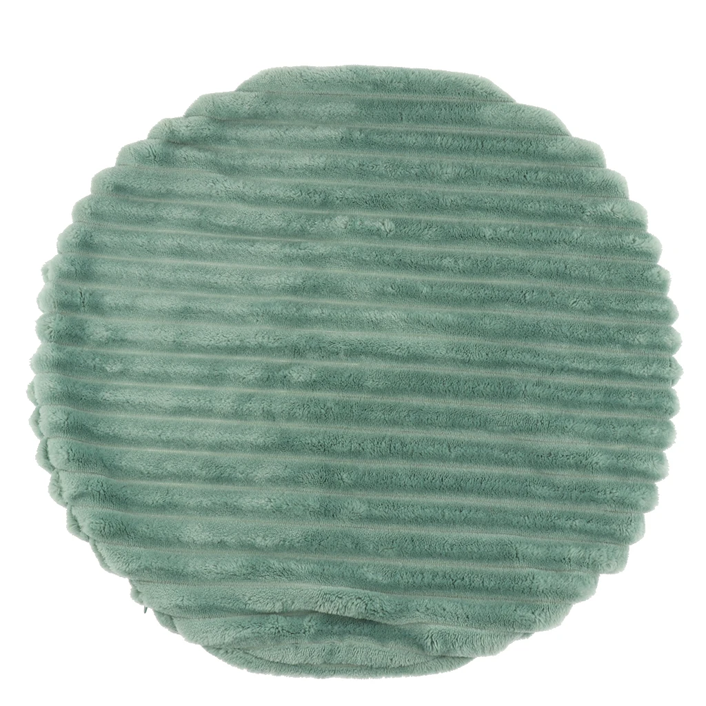 Home Decor Cushion Covers Removable Round Velvet Cushion Cover for Sofa and Vanity Stool