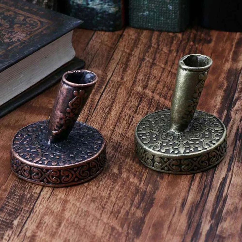 جولة خمر اللوازم المدرسية القلم الملحقات الفولاذ المقاوم للصدأ ريشة القلم حامل القلم حامل مُنظِم نافورة حامل قلم مستدير