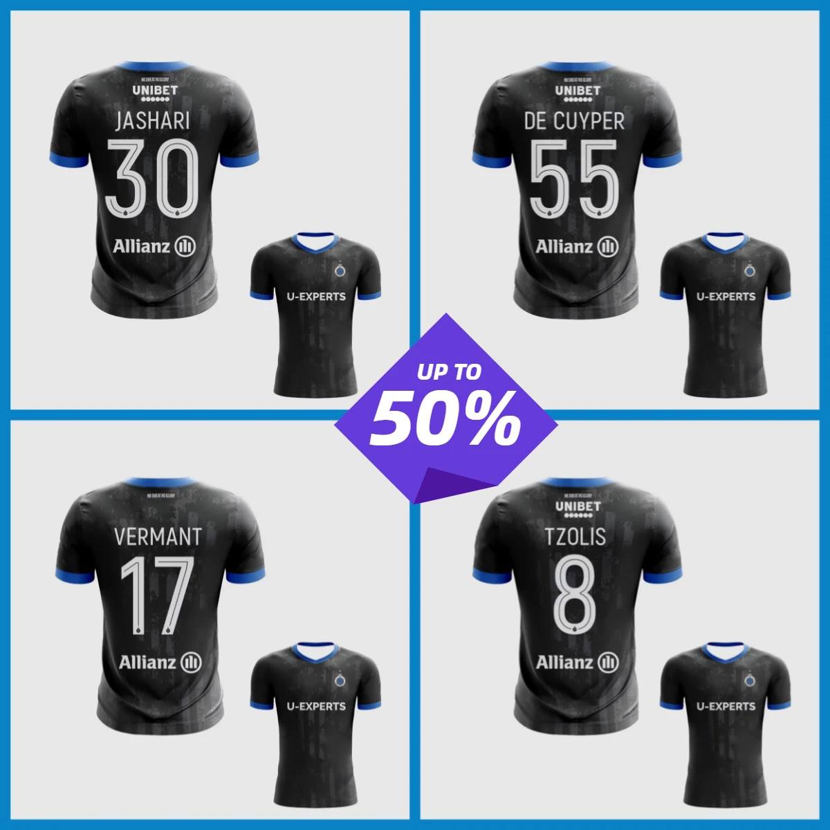 

Новинка 202, реплика KRC GENK CLUB BRUGGE, мужская и женская спортивная 3D модная дышащая футбольная майка