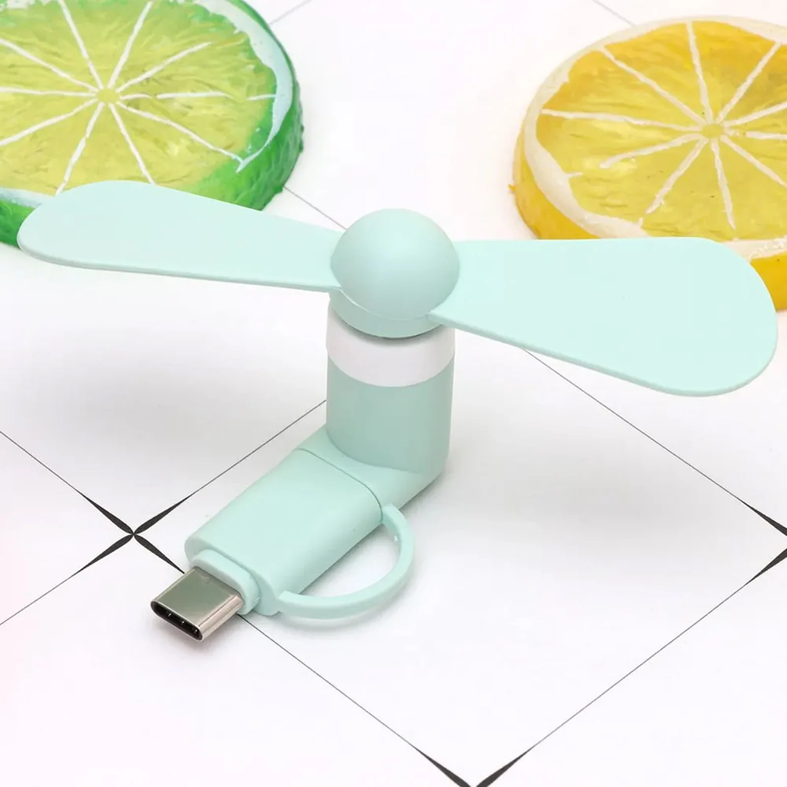 Portable USB-Powered Cooling Fan Convenient to Carry Outdoor Traveling Fan Suitable for Desktop PC Computer