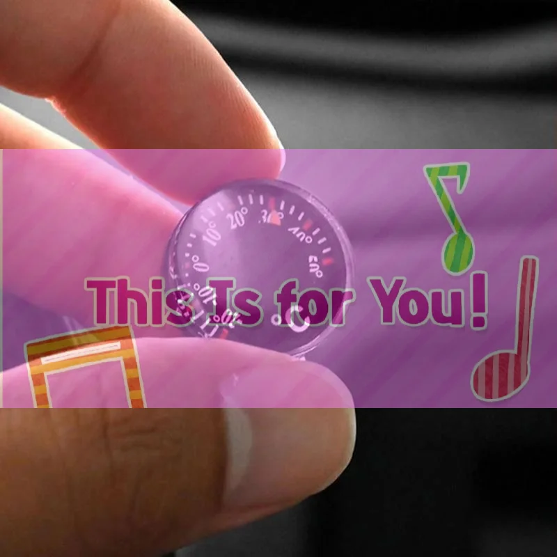 【HMA】1-Piece Mini Car  Battery-free Dashboard , Easy Stick Mount, No Battery Required, Compact Car Interior