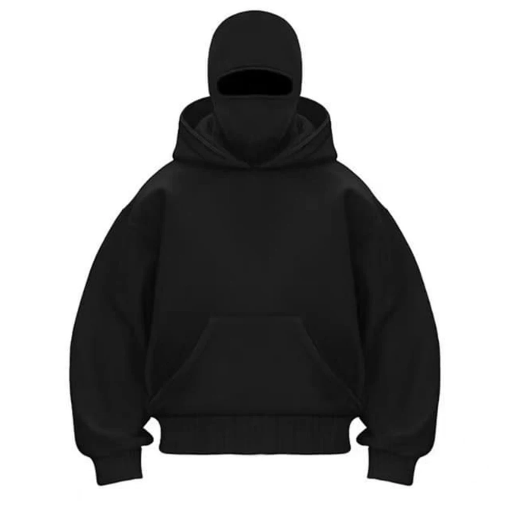 Integrated for top Men Double Hats Hoodie Machine Washable 96 Percent Polyester Blend 4 Percent Spandex Stretch