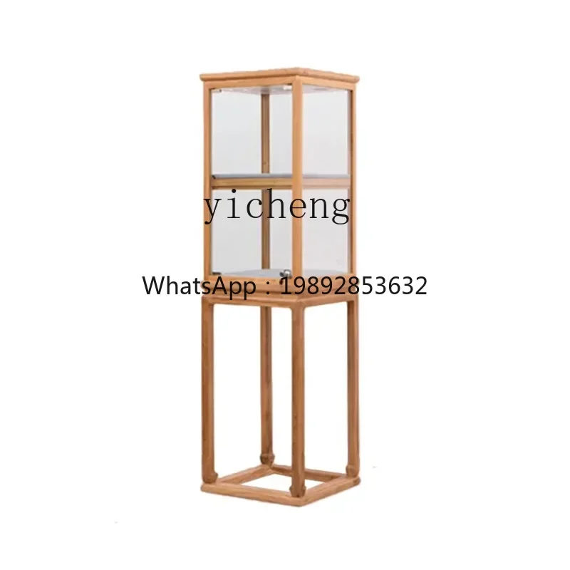 A5 Display Cabinet New Chinese Glass Showcase Boutique Jewelry Booth Antique Shelf