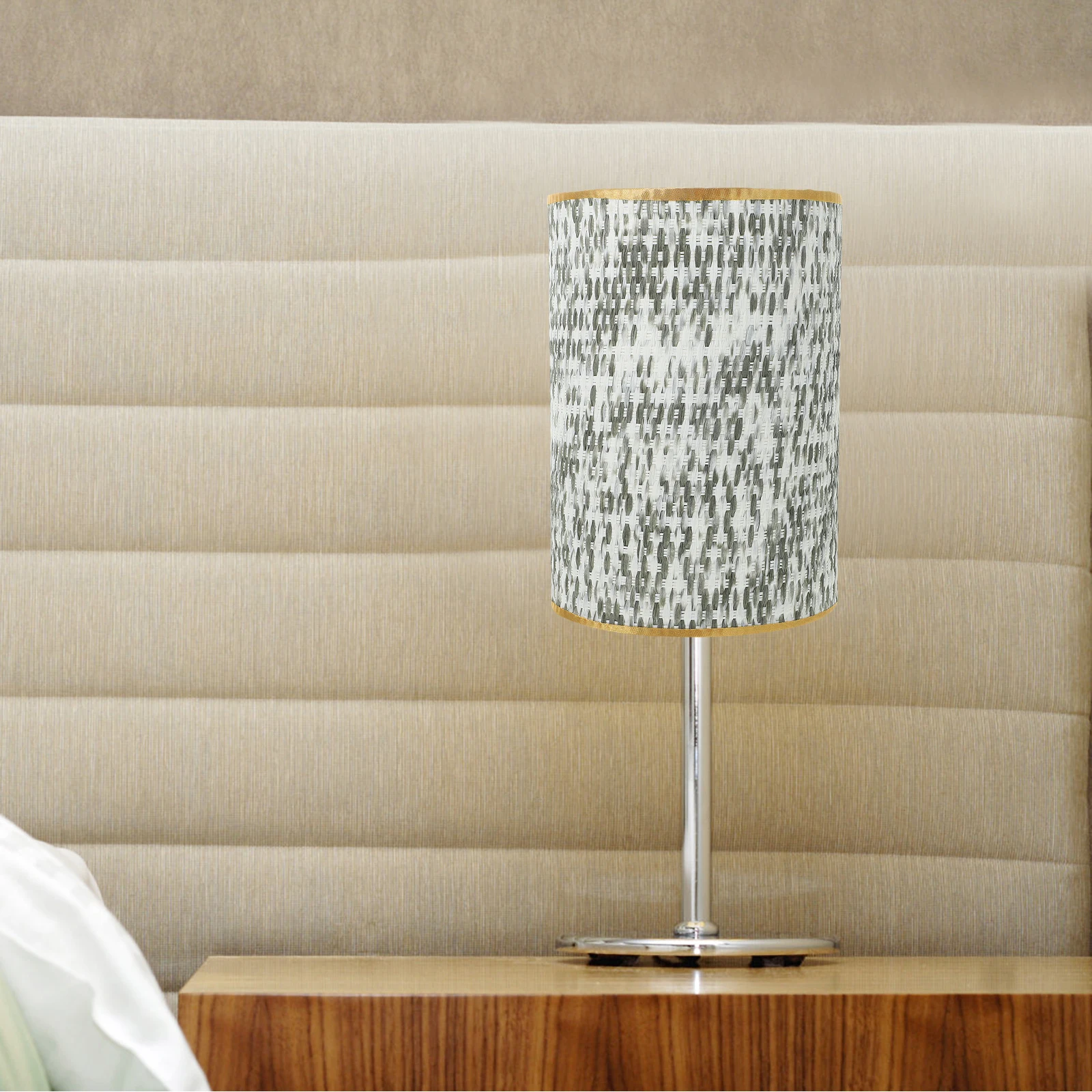 

Красочный барабанный абажур, тканая железная ткань, прочная прочная замена для напольных настольных ламп, крышка для света, теплая атмосфера дома