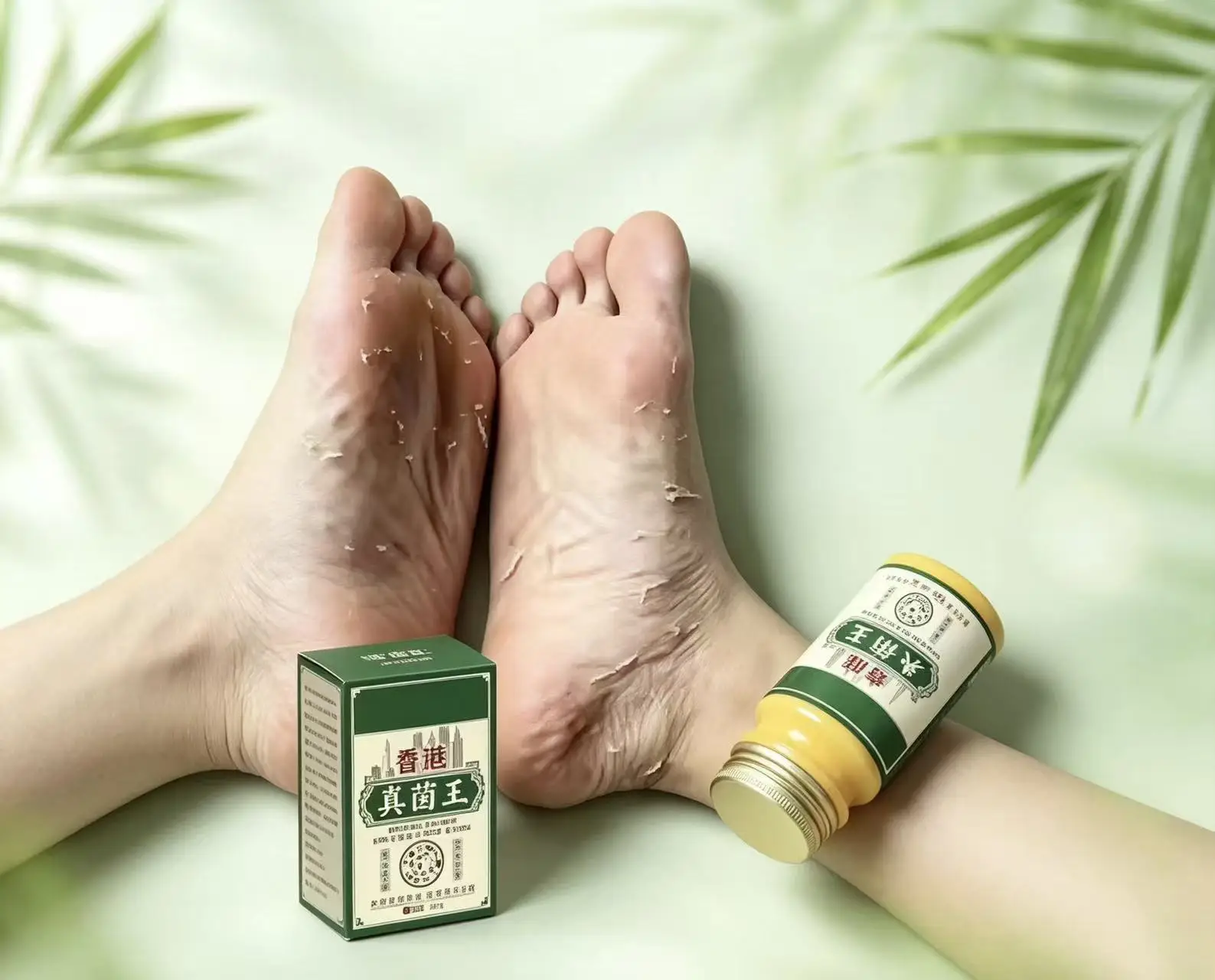Hong Kong Fungus King Beriberi Foot Itch Foot Odor Foot Peeling Blister Foot Toe Seam Erosion Rotten Foot Bacteriostatic