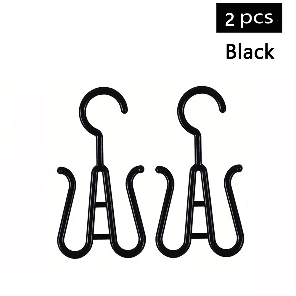 2pcs Plastic Wig Hangers, Portable Wig Storage