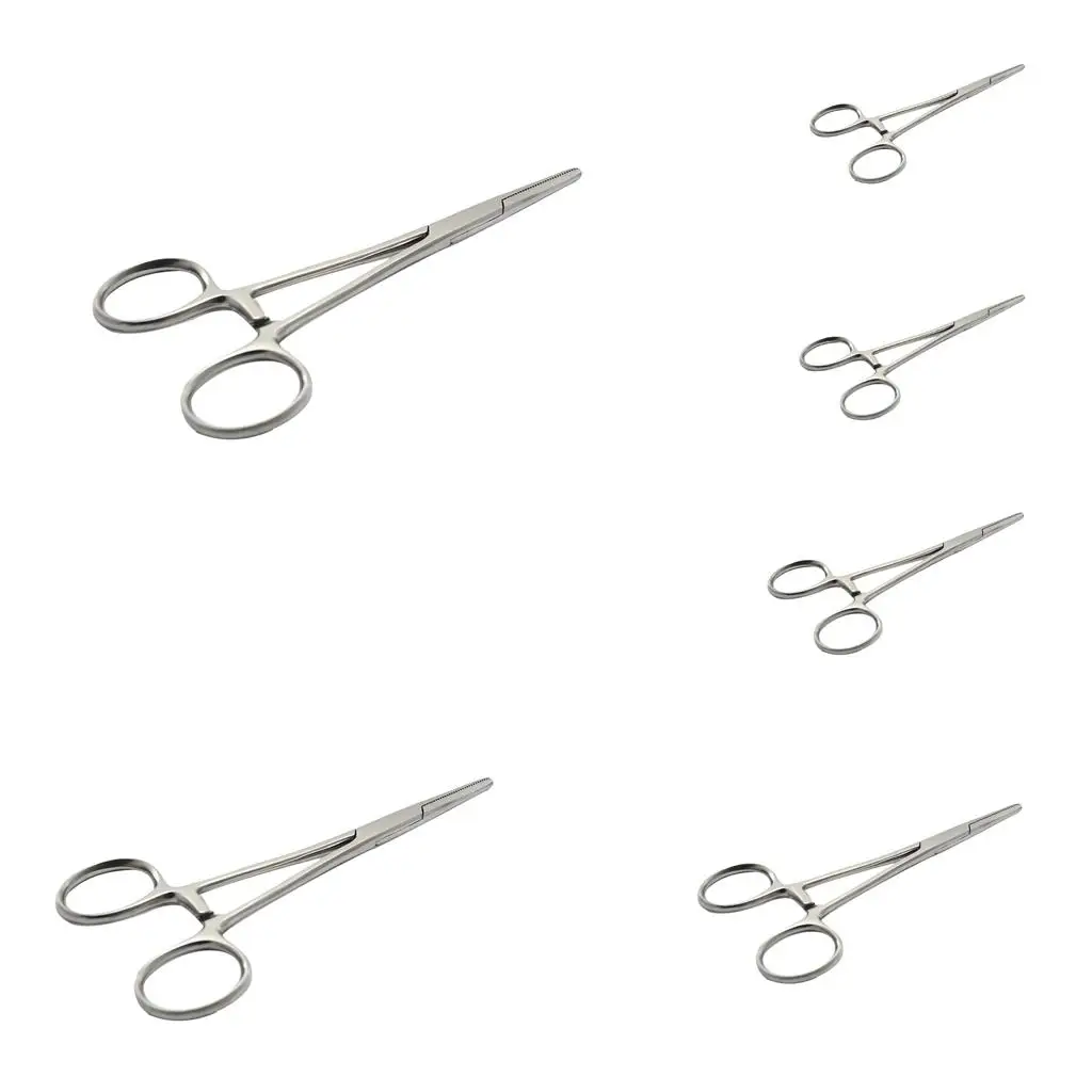 Sterilizable Stainless Steel Hemostat Straight Forceps Autoclavable Clamps Instrument for Dental Lab Use