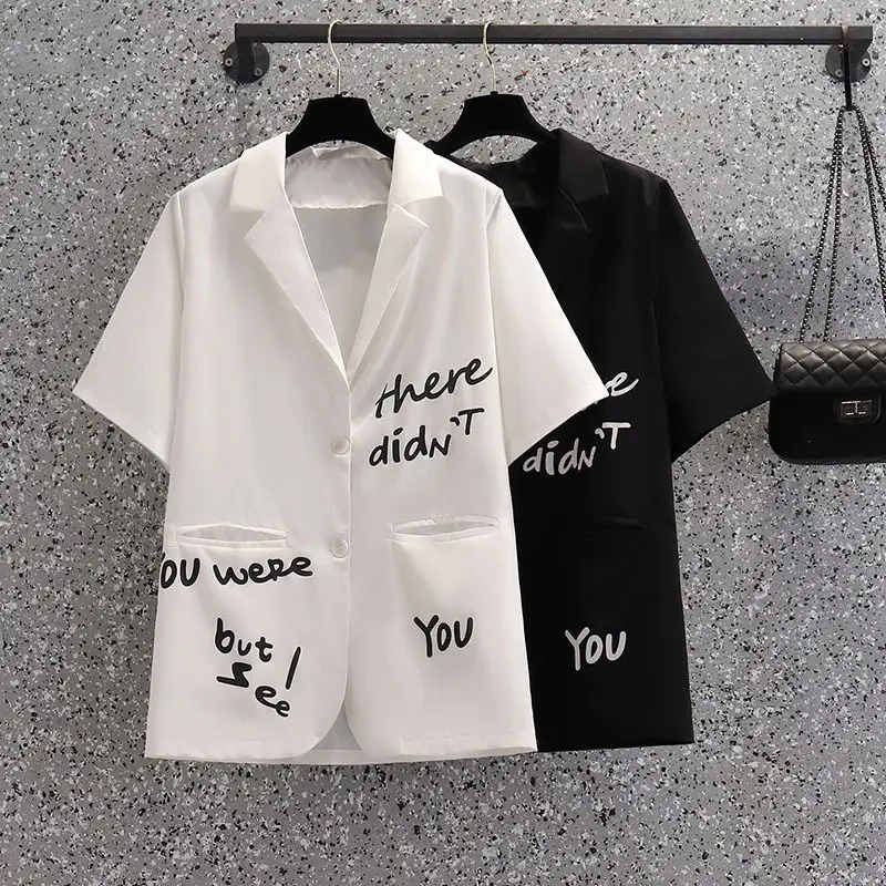 

Летний тонкий костюмный пиджак больших размеров (до 300 фунтов), свободный повседневный американский стиль, модный топ для мужчин и женщин, тренд 2