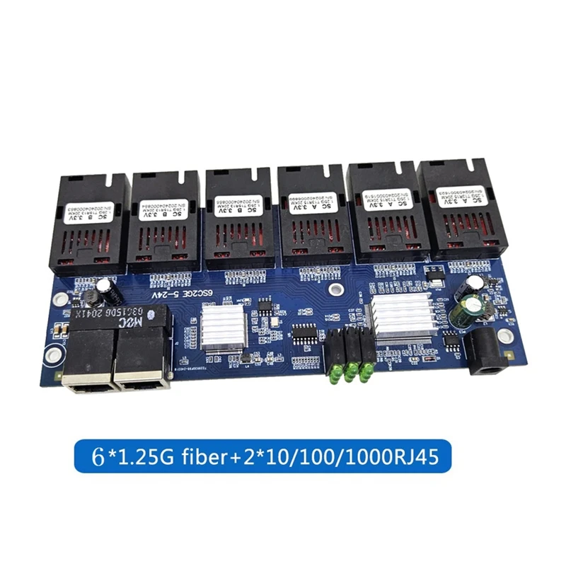 Super Sale 100/1000M Ethernet Optical Fiber Media Switch Converter Gigabit