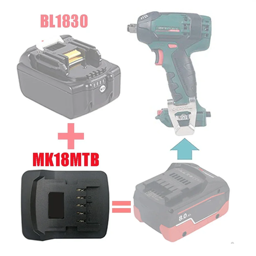 Adapter konwertera MK18MTB DW18MTB BSB18MBL dla Makita dla DeWalt dla Bosch dla Milwaukee dla Einhell dla Black Decker dla Metabo