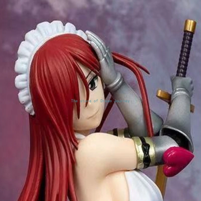 

В наличии: 18-сантиметровая 2D-фигурка Эрзы из Fairy Tail в позе приседающей, модель-статуэтка, украшение.