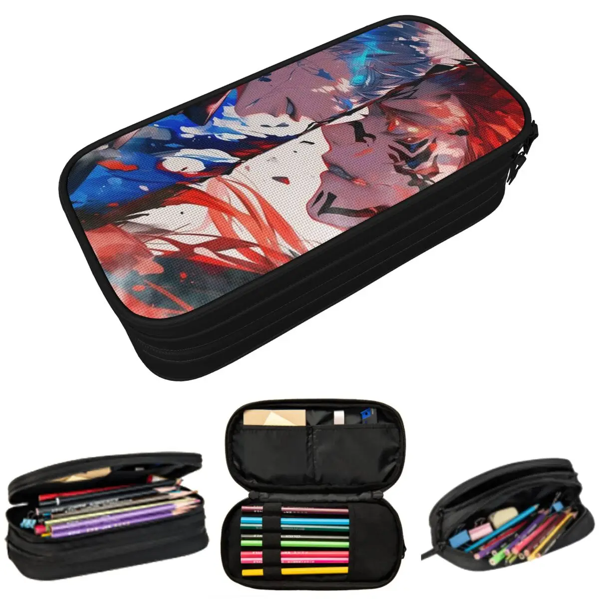 

Пенал для ручек и карандашей Jujutsu Kaisen (аниме), подарок для студентов, коробка для ручек, сумка для канцелярских принадлежностей, органайзер для ручек