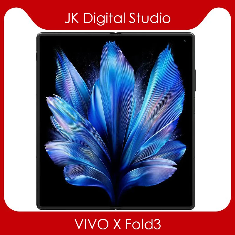 الأصلي والجديد VIVO X Fold3 Fold 3 5G هاتف محمول 8.03 بوصة AMOLED شاشة مطوية Snapdragon8 Gen2 50MP CMOS 5345Mah 80 واط شحن فائق