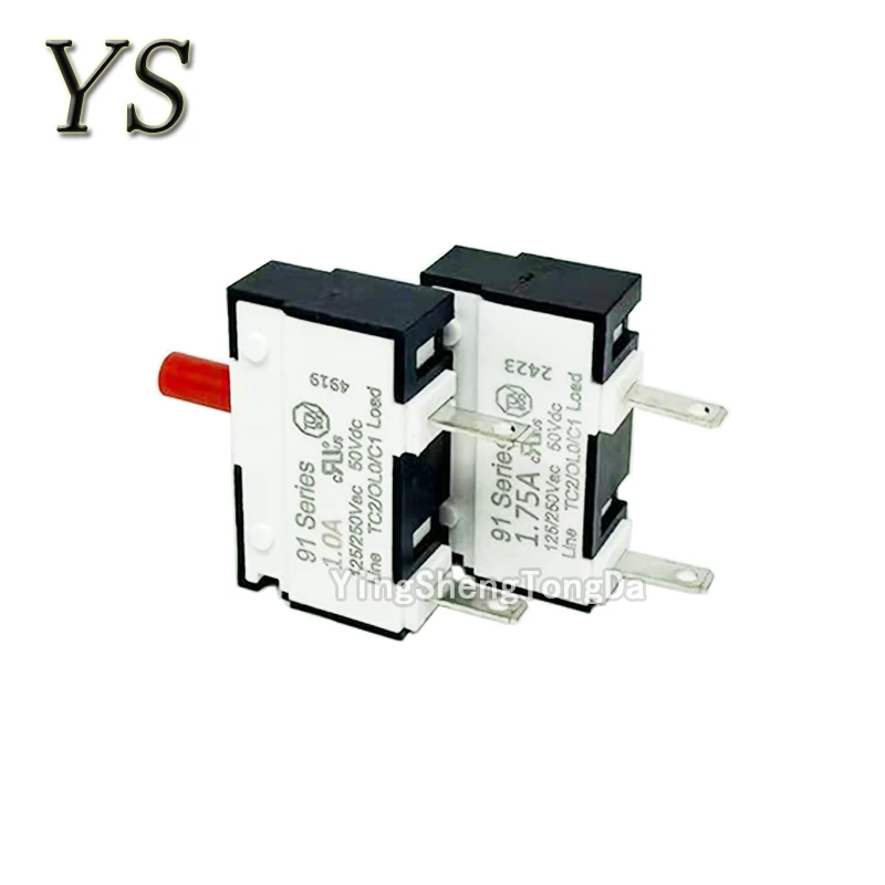 1PCS Kuoyuh - Inventory Circuit Breaker  Overload Protection Switch 91 Series 0.5A 0.75A 1A 1.25A 1.5A 1.75A 2A 2.5A 3A 8A