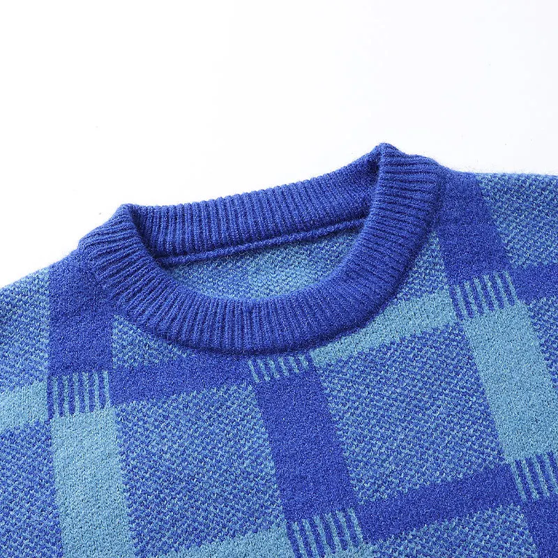 メンズレトロルーズセーター,ラウンドネック,ポートスタイル,ラージサイズ,カジュアルファッション,7XL, 6XL, 5XL,秋冬