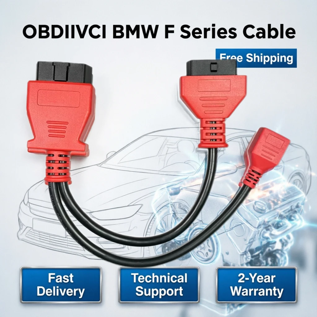 

OBDIIVCI Newest B-M-W For MS908 PRO Series Ethernet Cable For Autel Maxisys B-M-W F Series Cable