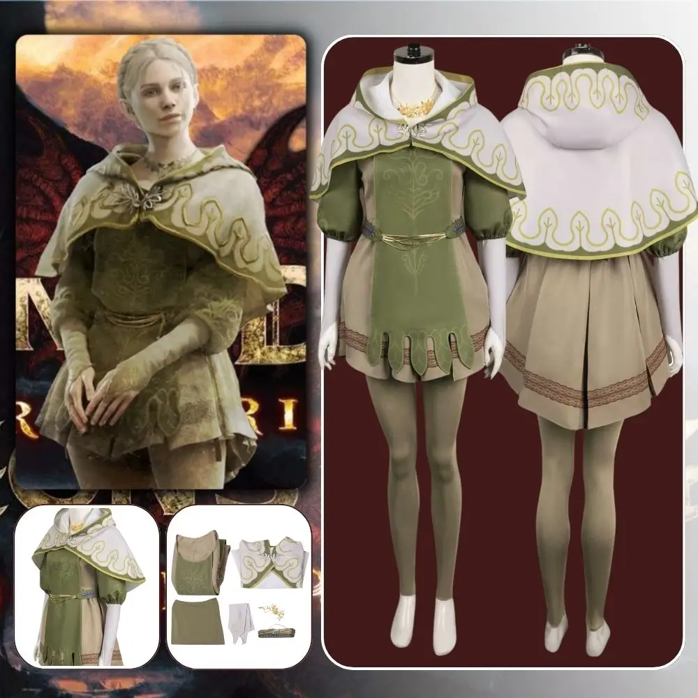 Game Dragons Cos Dogma 2 Cosplay Doireann Costume Fantasia Disguise for Adult Women Clothes Dress Outfit Halloween Carnival Suit