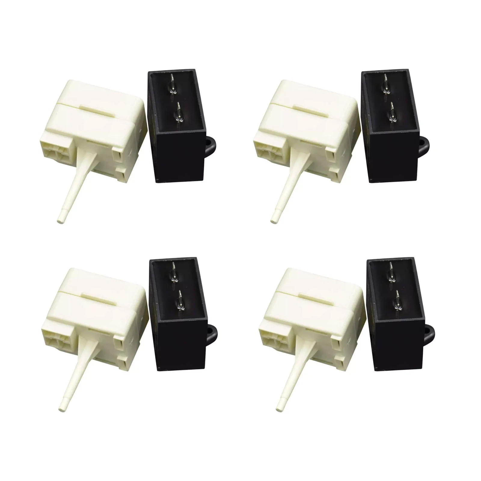 4Pcs W10613606 For Whirlpool Refrigerator Relay Overload Start Capacitor For Kenmore Refrigerator Accessory Repair Parts 3023300