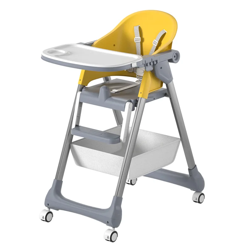 Plastic Kids High Chair Wholesale Multi-functional Baby High Chair Baby Feeding Eating HighChair Wood