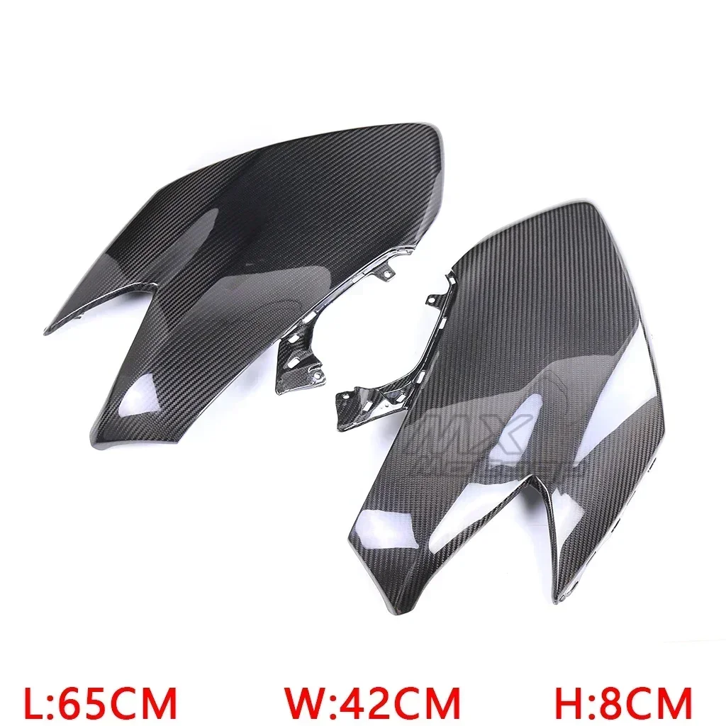 For Yamaha TMAX560 T-MAX 560 2019 2020 2021 Real Carbon Fiber Front Fairing Headlight Side Panels Cover Motorcycle Spoiler Kits