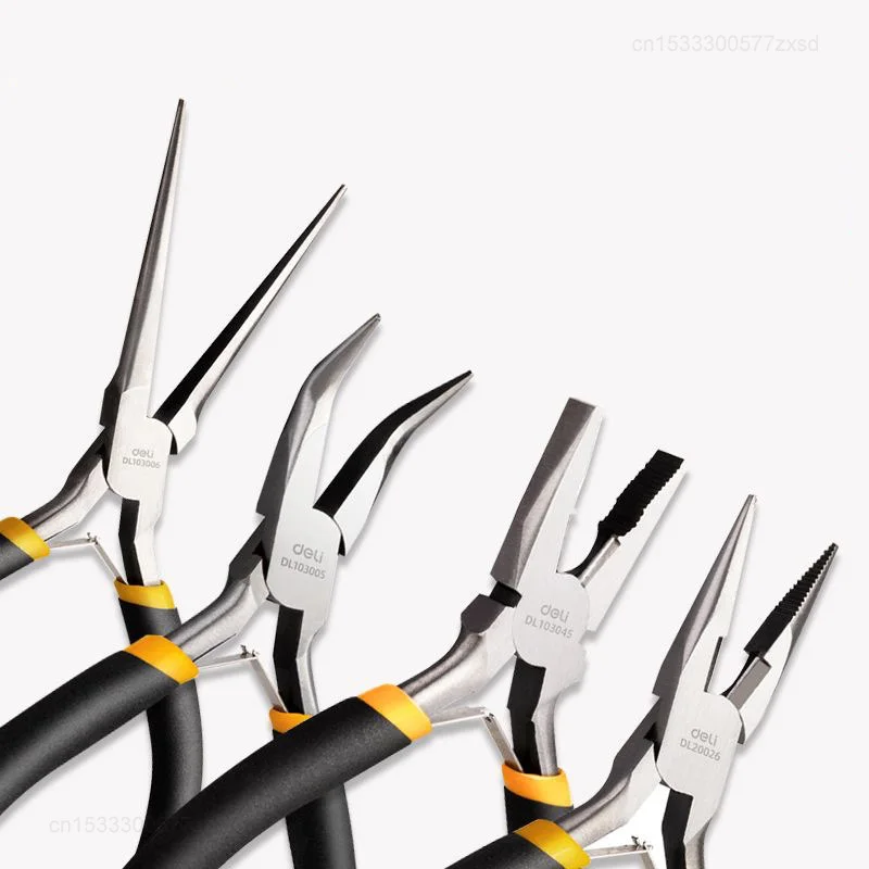 Xiaomi Deli Multifunctional Mini Pliers 1Pcs 4/5/6 Inch Alloy Steel Electrician Portable Hand Tools Set Professional Wire Cutter