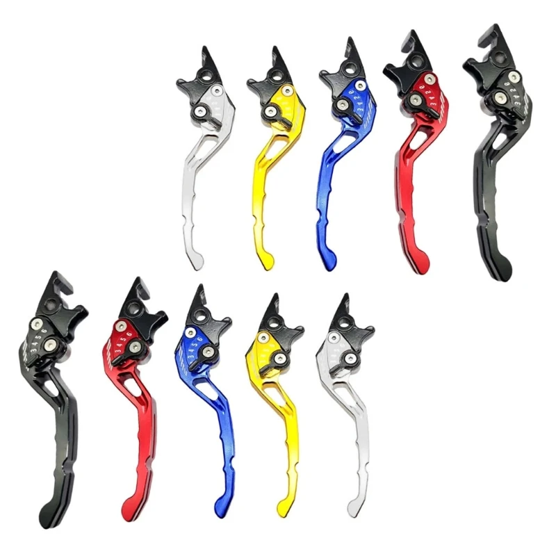 Vibrant Color Option Motorcycle Brake Handles Levers For Customization Enthusiasts Seeking And Functionality 2pcs X37F