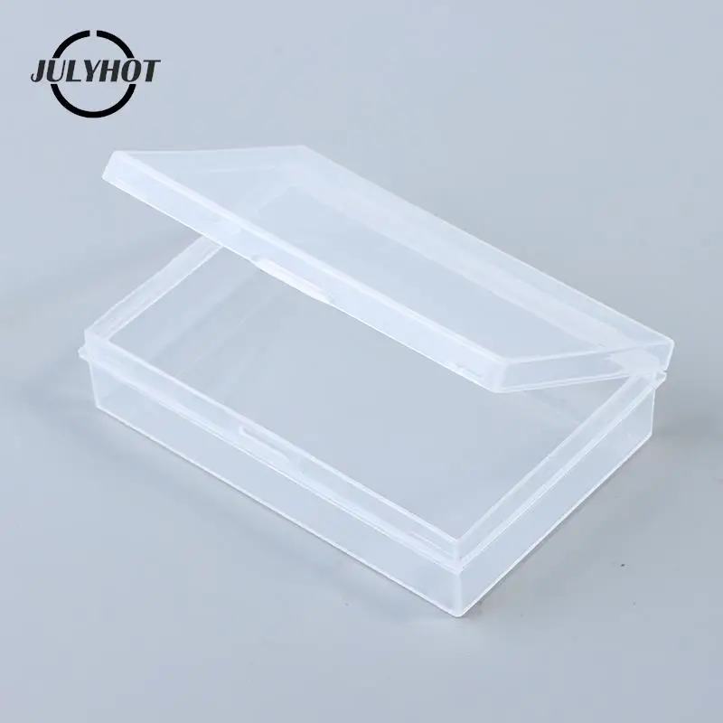 Empty Playing Cards Container Rectangle Plastic Box Transparent Poker Game Card Storage Case Packing For Board Games