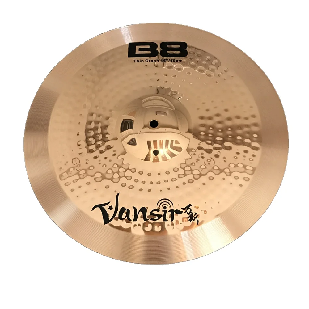 

VANSIRCYMBAL 2021 Hot sale musical instrument b8 cymbal 14HIHAT-16CRASH-18CRASH-20RIDE DROPSHIPPING