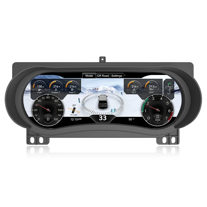 

Digital Instrument Cluster for Jeep Wrangler JL/Gladiator(2018-2023) Speedometer Dashboard Gauge, 12.3’’ HD anti-glare screen