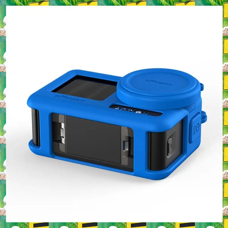 3C Electron Amagisn Silicone Protective Case With Lens Cover Scratch-Resistant Protection Cover Camera Accessory For DJI Osmo Ac