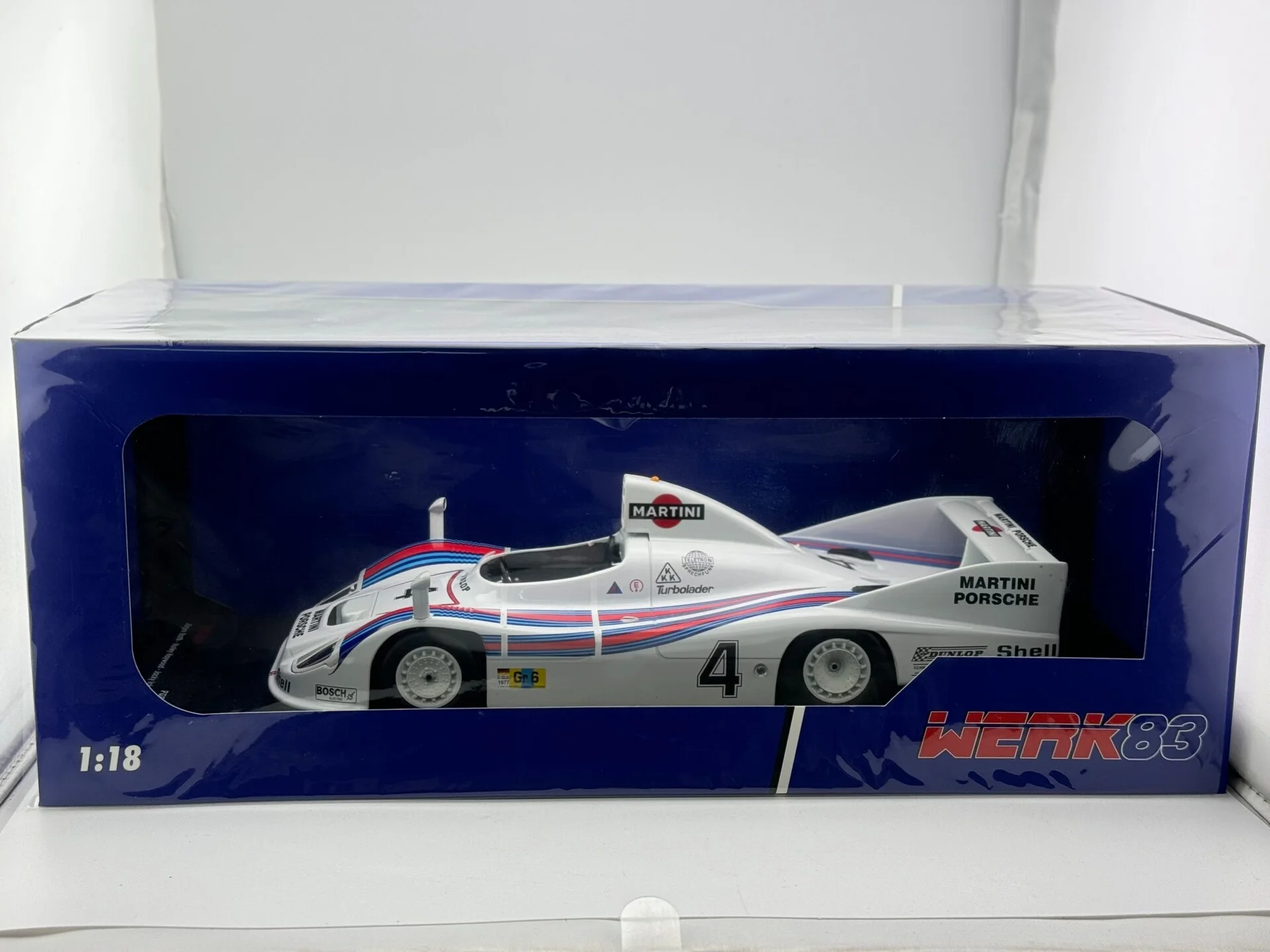 

Diecast Werk83 1/18 Scale 936 #4 Rally Car Alloy Car Model