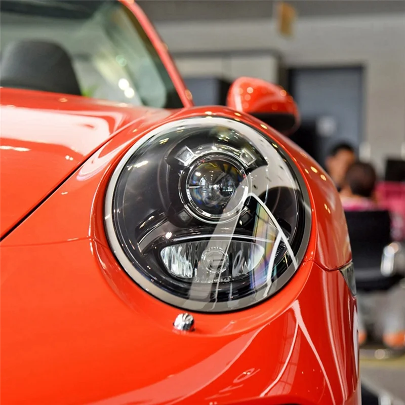 

Передняя прозрачная крышка объектива для Porsche 991 911 Targa/Carrera 2012-2018, левая прозрачная серая кромка