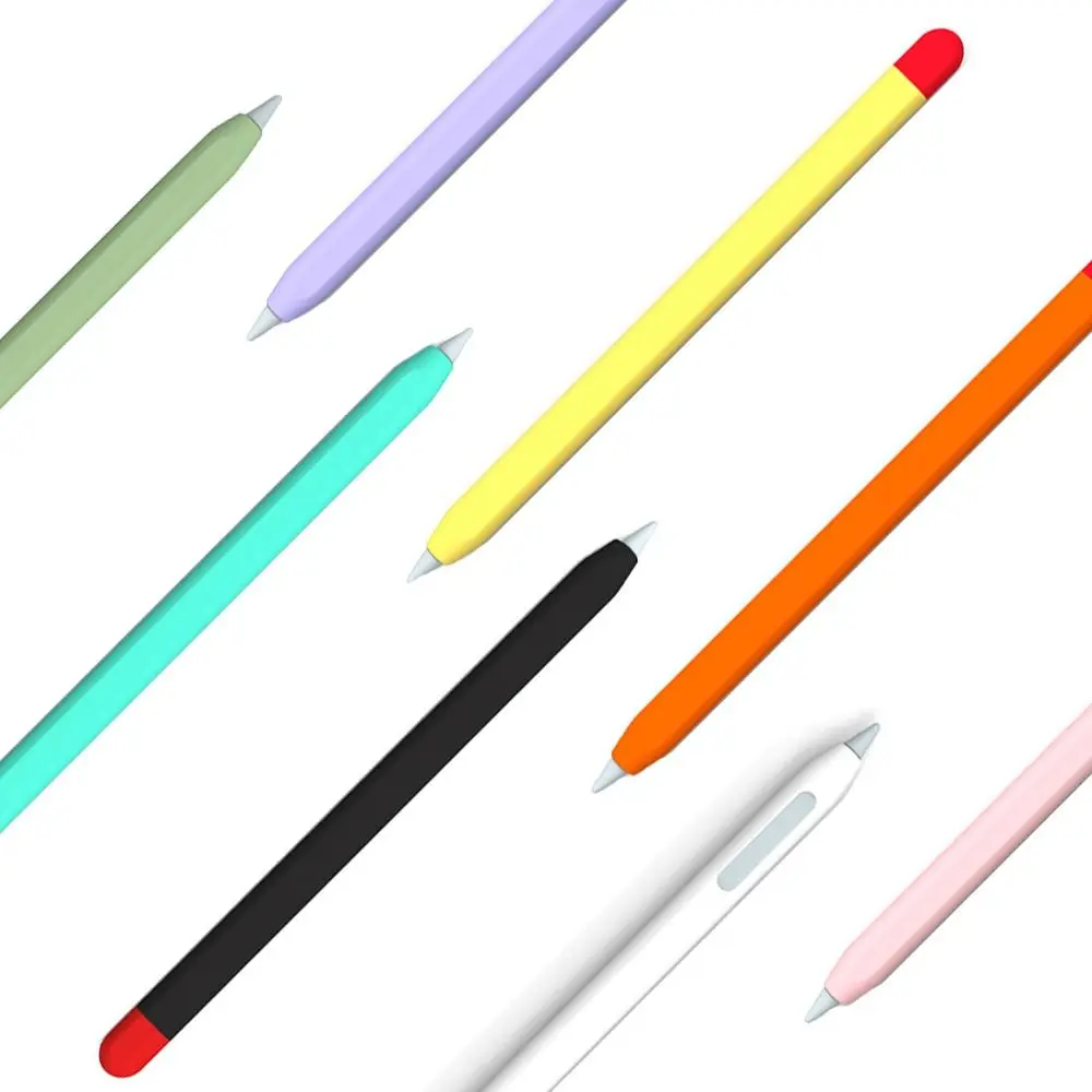 

Silicone Tablet Pencil Case Anti Slip Shockproof Touch Screen Pen Cover Ergonomic Waterproof for Apple Pencil Pro/2