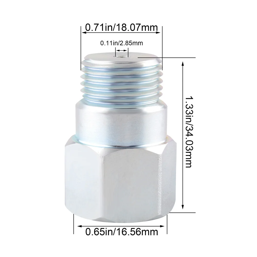 Extensor espaciador Universal de Sensor Lambda de 34mm M18x1 5 para convertidor catalítico