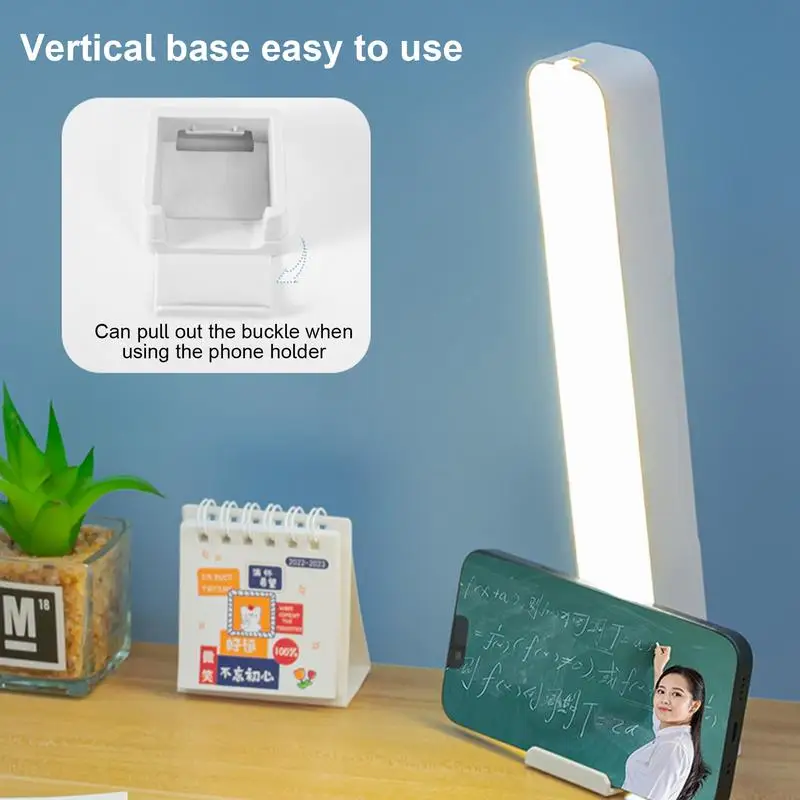 LED Lamps for Desk LED wireless Rechargeable Book Light Reading Light Eye Protection Night Light Portable Clip Desk Light