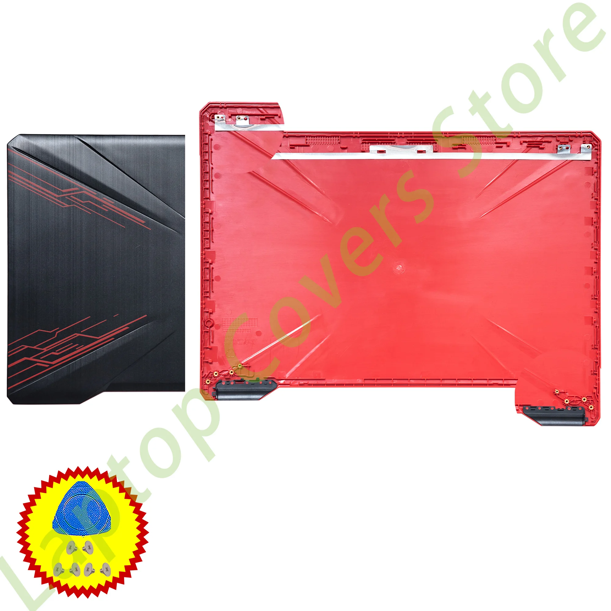 Funda para FX80 FX80G FX80GD FX504 FX504G FZ80 ZX80G nueva cubierta trasera LCD piezas de plástico reemplazar 15,6 pulgadas