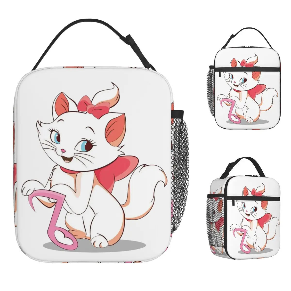 

Изолированная сумка-холодильник Marie Cat для обеда Контейнер для еды Портативная сумка-тоут Ланч-бокс Сумки для хранения еды Пляжные путешествия