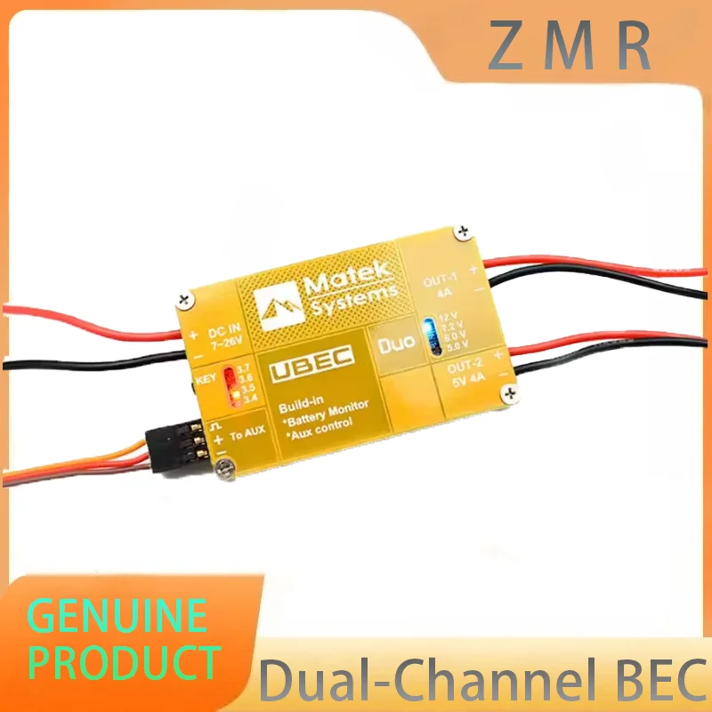 

Matek System UBEC DUO 4A 5V~12V & 4A 5V For RC Quadcopter RC Airplane RC Multicopter UBEC Power Model