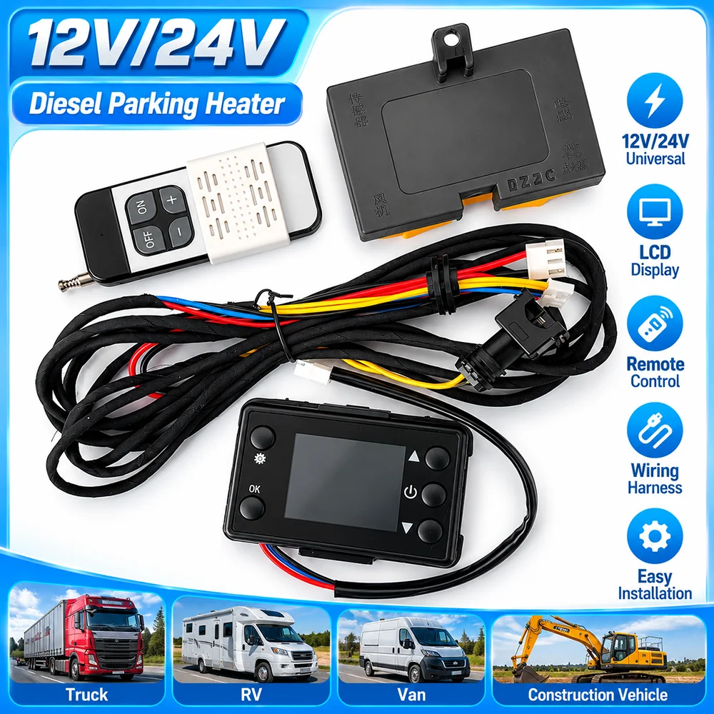 Diesel Air Heater Lcd Controller - 12V/24V 디젤 주차용 히터 제어 보드