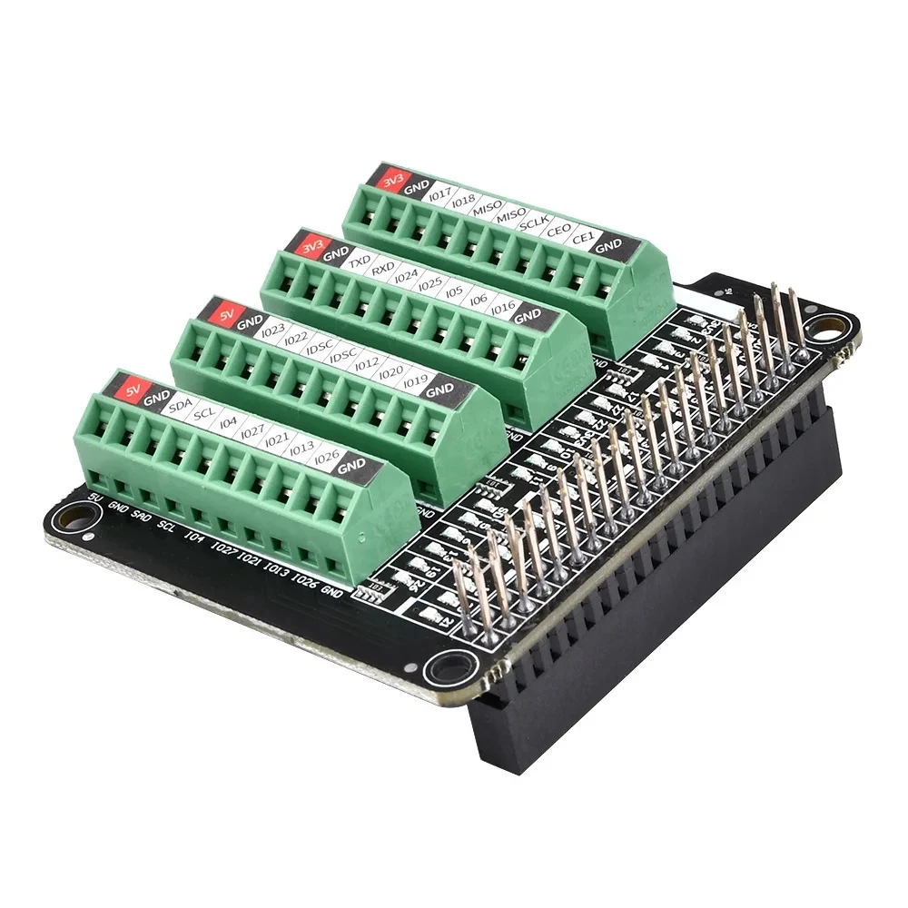 GPIO Terminal Expansion Board Multi Port Expansion Board Suitable for Raspberry Pi Series