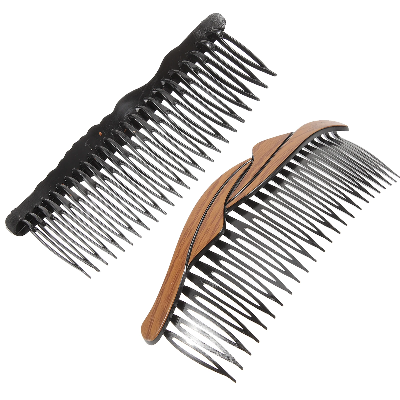 

8pcs Accessories Insert Comb Wooden Hair Fork For Women Detangling Thick Tangled Hair Salon Styling Smooth Teeth Scalp Massage